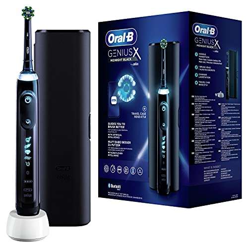 Oral-B - Spazzolino elettrico Genius X [6 Modalità, Bluetooth , 1 testina]