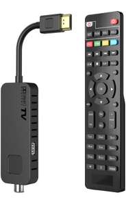Dcolor Decoder DVB-T2 Ricevitore Digitale Terrestre HDMI TV Stick, Dolby Audio HD 1080P H265 HEVC Main 10 Bit