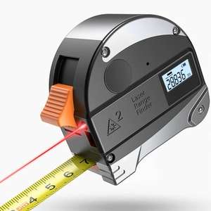 Metro Laser Digitale ad Infrarossi DANIU 30M - Nastro in acciaio anti caduta ad alta precisione