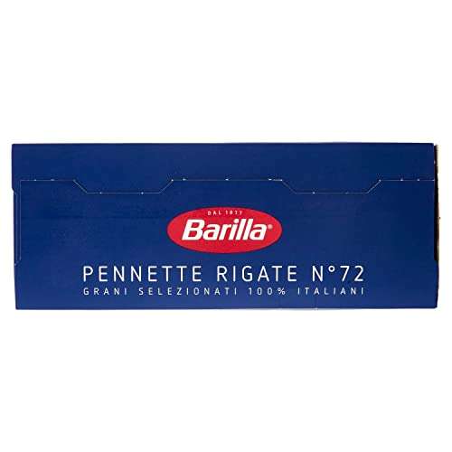 Barilla Pasta Pennette Rigate N. 72, 1 kg [Prenotabile]