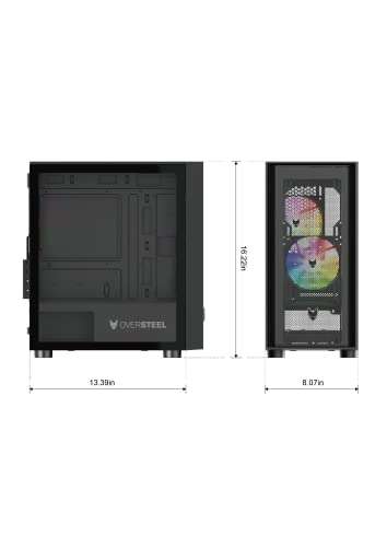 Oversteel Aeris RGB Case Micro ATX