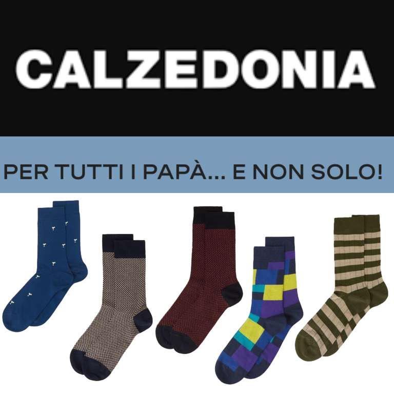 Calzedonia | Festa del Papà 5 paia di calze a 19€!