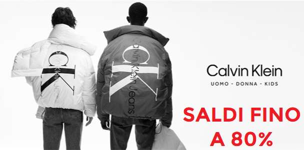 Campagna Calvin Klein per tutta la famiglia su Saldiprivati con sconti fino all'80%( ad esempio Vestito Donna 30.9€ invece di 79.9€)