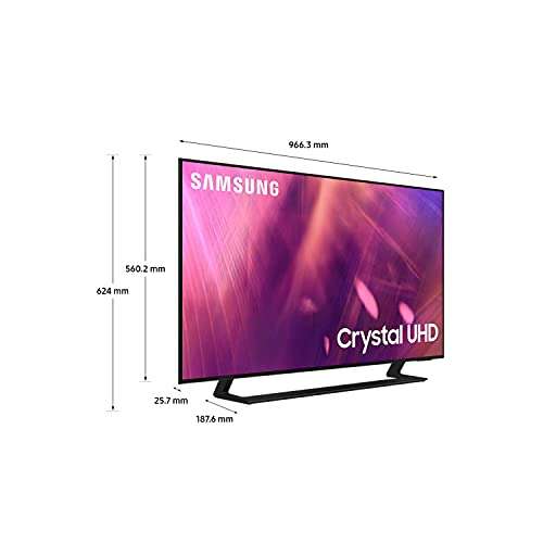 Samsung TV UE43AU9070UXZT, Smart TV 43"[Modello AU9070, Crystal UHD 4K, Alexa, 60Hz]