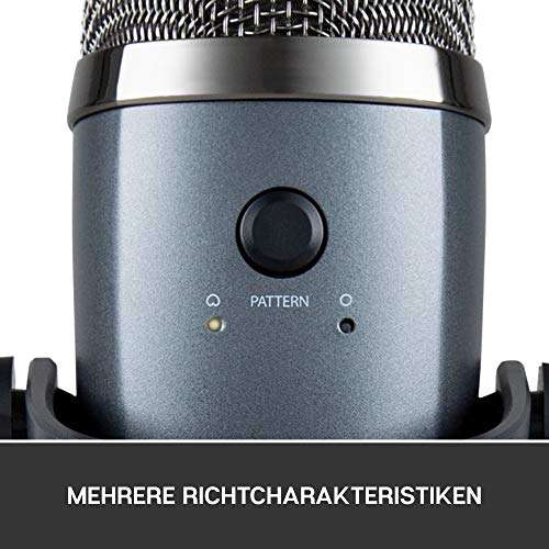 Blue Yeti Nano - Microfono a condensatore da streaming [24 bit]