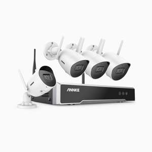 ANNKE WS500 – Kit videosorveglianza wireless 8 canali con 4 telecamere 5 MPX + HHD 1TB