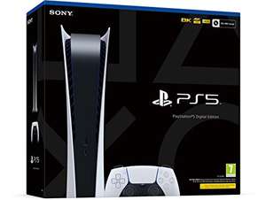 Sony - PlayStation 5 Digital Edition [825 GB, Wi-Fi Nero,Bianca]