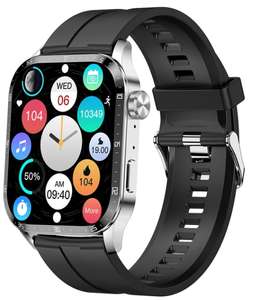 Smartwatch Bluetooth [Fitness tracking, chiamata Bluetooth, altoparlanti, IP68, NFC ]