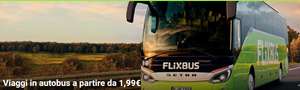 Autobus Flixbus Viaggia in Italia da 1.99€