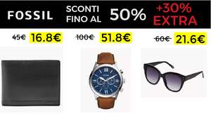 Fossil - Sconti fino al 50% + 30% EXTRA (orologi, accessori)