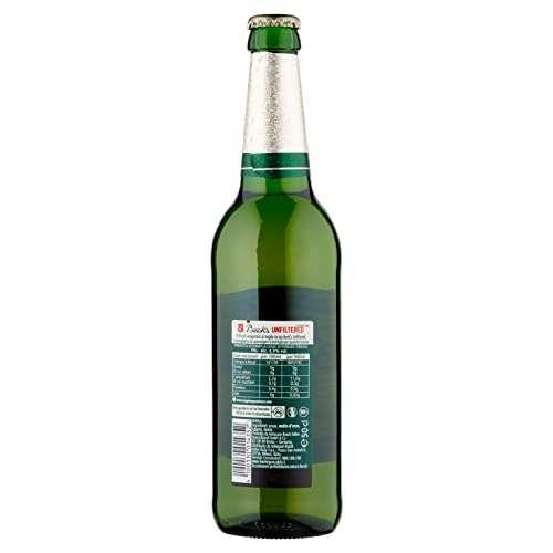 Beck's Unfiltered Birra in Bottiglia (pacco da 24x33cl, Vol. 4.9% alcool)