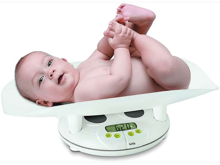 Bilancia elettronica LAICA - pesa neonati e bambini fino a 20 Kg [PS3004]
