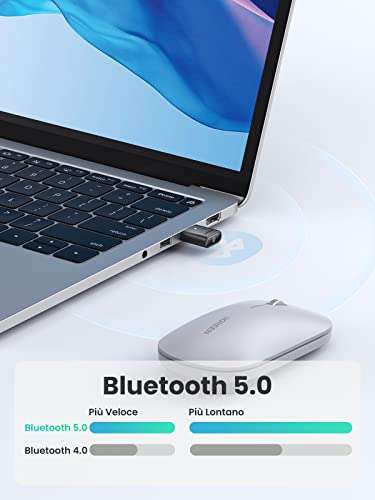 Adattatore Bluetooth 5.0 U: Connettività Senza Fili Affidabile