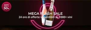 VINO.com Mega Flash Sale fino al 50% di sconto su Vini e Bollicine (Umbria IGT Trebbiano 2018 Castelfalco Castelfalco 7.4€ invece di 14.9€)