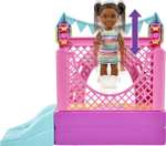 Barbie Skipper Babysitter Playset | Casetta Gonfiabile con Bambole e Accessori