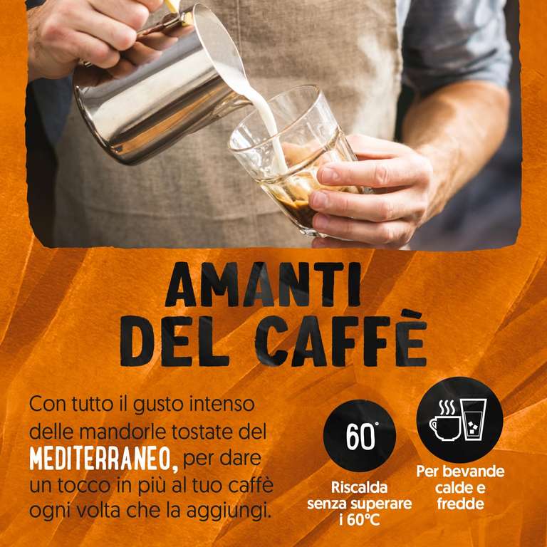 Alpro Barista, bevanda alla mandorla, 100% vegetale, ideale con il caffè (8 confezioni x 1 Litro)