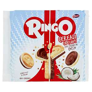 Pavesi Biscotti con Crema al Cocco Ringo, 156g