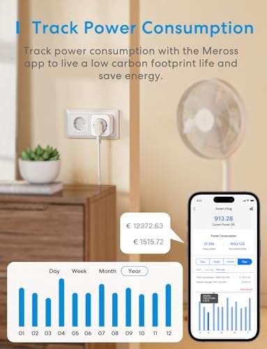 Meross Presa Smart con Monitoraggio Consumi
