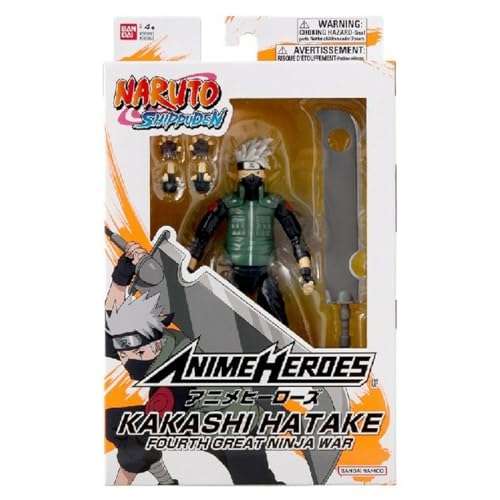 Action Figure Anime Heroes | Naruto Shippuden Kakashi Hatake (17 cm)