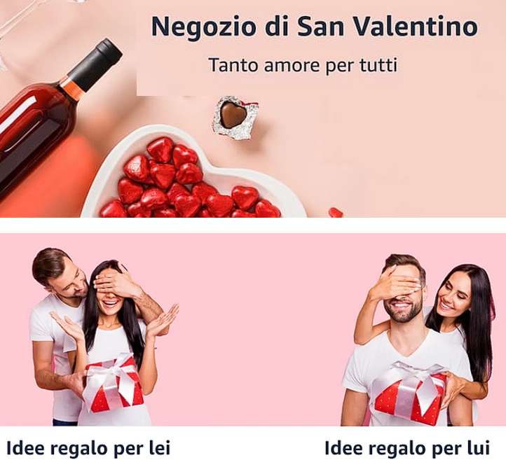 Amazon - Negozio di San Valentino con idee regalo per Lui e per Lei