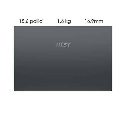 MSI - Modern Notebook [15.6" FHD, Intel I3, 8/512GB SSD, WiFi 6]
