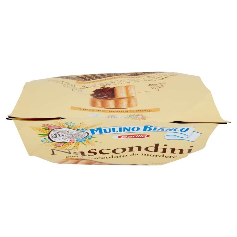 Mulino Bianco Biscotti Frollini Nascondini con Cioccolato da Mordere, 1 Kg