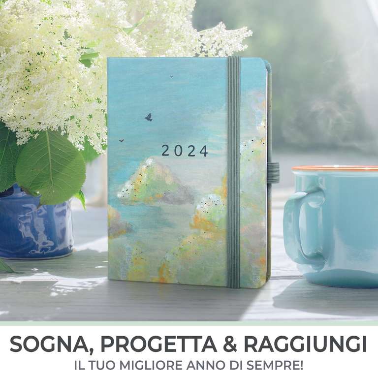 Agenda Settimanale 12 Mesi (17 x 12,5 cm) »