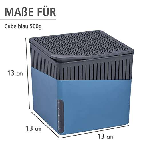WENKO Deumidificatore Cube in ABS + 1 tavoletta assorbi-umidità