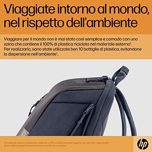 HP - PC Travel Zaino per Notebook da 15.6”