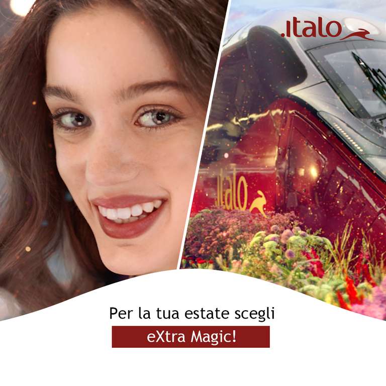 Italo - Summer Special Italo eXtra Magic: Sconti fino al -70% su tantissime tratte