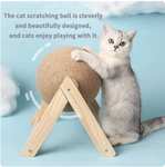 Giocattoli per Gatti: Gratta e Gioca con Palla Sisal e Legno (per i nuovi account il prezzo è di 7,48€)