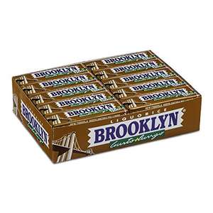 Brooklyn Liquorice Gomme da Masticare, Gusto Liquirizia, Confezione da 20 Stick da 9 Lastrine Monopezzi