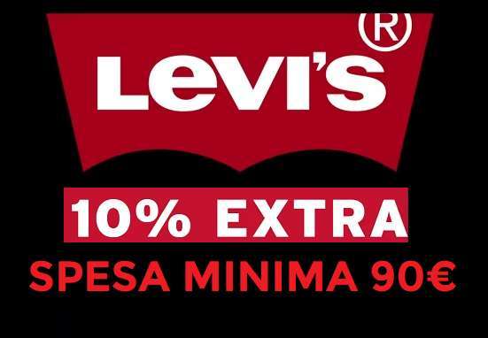 LEVI'S 10% Extra su una Spesa minima di 90€ per la festa del Papà