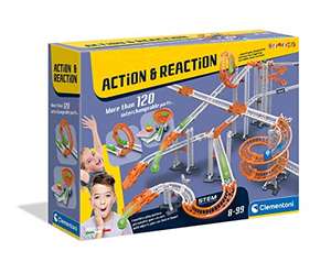 Pista per biglie Clementoni Action & Reaction Mega - Set Costruzioni STEM (bambini 8 anni+)