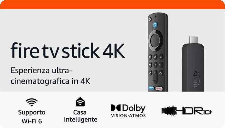 Nuova Fire TV Stick 4K di Amazon