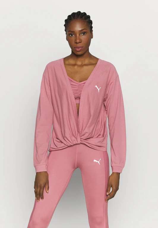 Pamela Reif x Puma Collection Overlay Crew - [maglietta a manica lunga, rosa]
