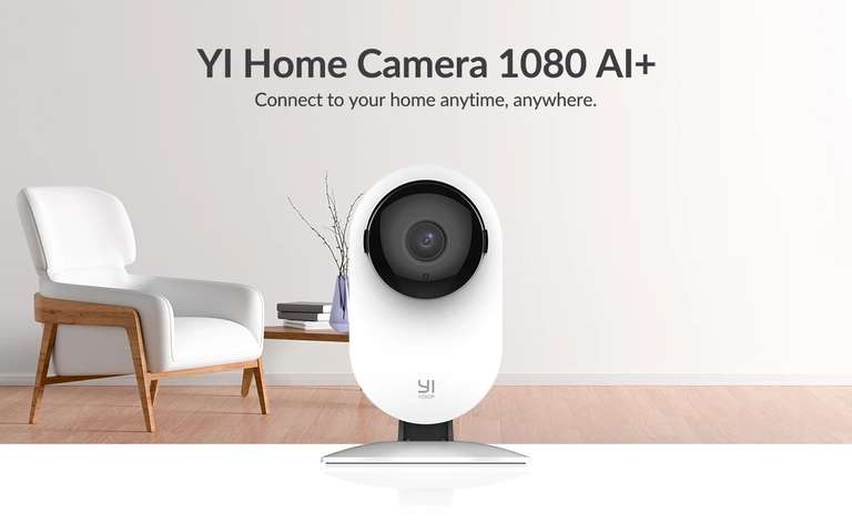 YI Home Camera 1080p Kit da 2 ,[IP Camera WiFi funziona tramite APP]