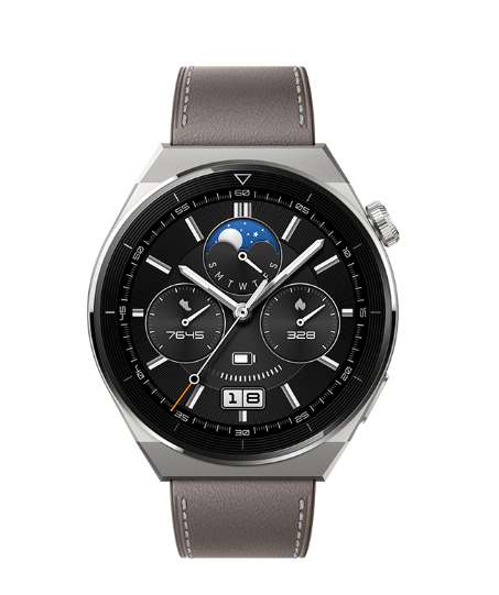 HUAWEI WATCH GT 3 Pro 46mm [Gray Leather]