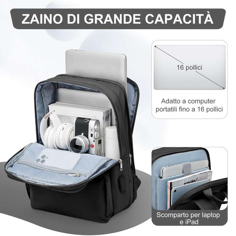 Zaino Porta PC 15.6 Pollici Donna a 36,99€ anziché 40,99€