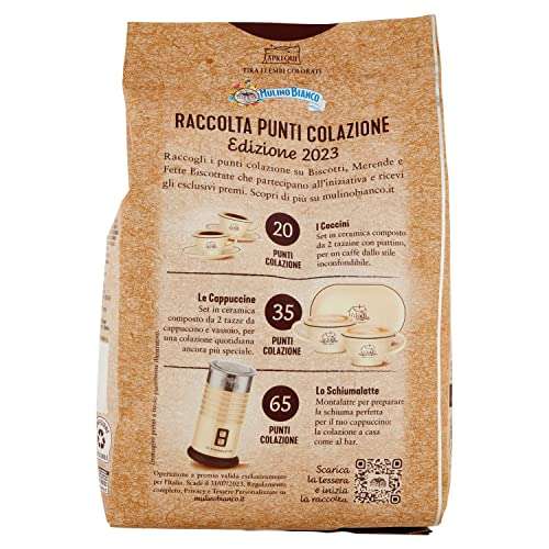 Mulino Bianco Biscotti Buongrano con 100% Farina Integrale Pack da 350gr [Acquisto minimo 3 pezzi]