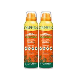 Orphea, Safari, Antipuntura Spray a Base di Citrodiol, di Origine Vegetale, 2 Confezioni da 100ml