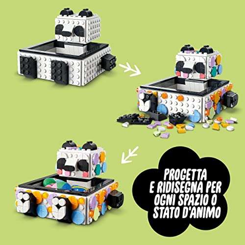 LEGO DOTS Il Simpatico Panda porta oggetti