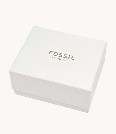 Set regalo Fossil: Due orologi multifunzione Fenmore Midsize per lui e per lei con bracciale in acciaio
