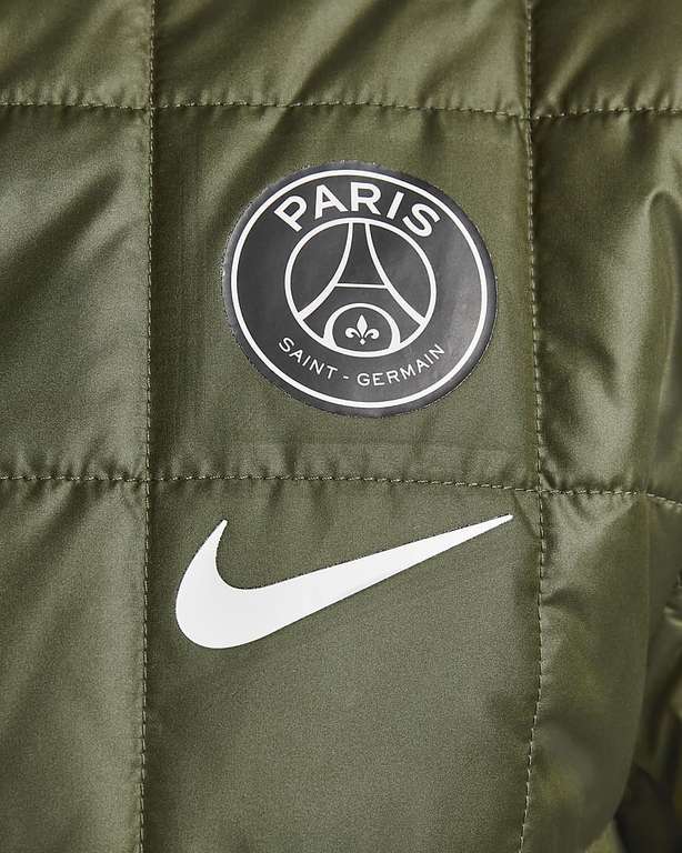 PSG Nike giacca con cappuccio foderata in fleece