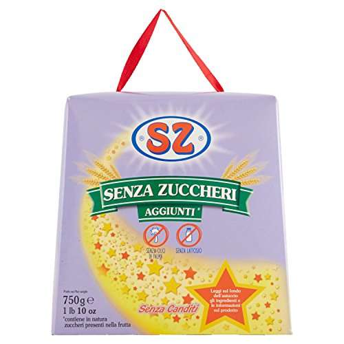Sz - Senza Zucchero Dolce di Natale con Uvetta - 750 G