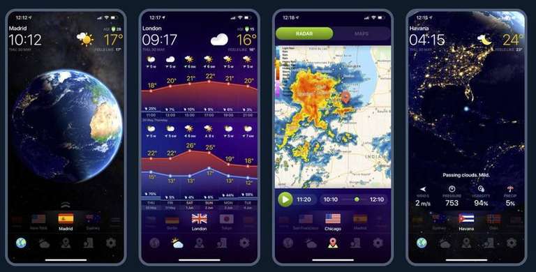 [IOS, Apple Watch] Gratis Weather Now