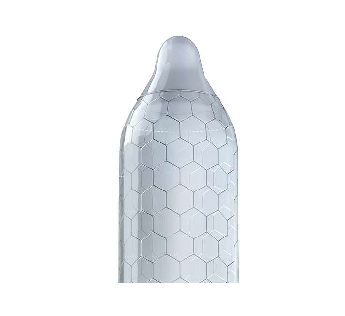 LELO HEX - 36 preservativi in lattice naturale [spessore 0,045cm, diametro 54mm]