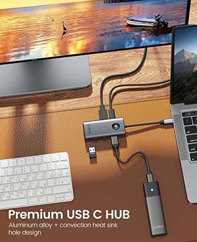 HUB, ORICO 5 in 1 [USB C,60W]