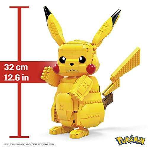 MEGA Pokémon - Pikachu Gigante - [da 30,5 cm, oltre 600 pezzi]