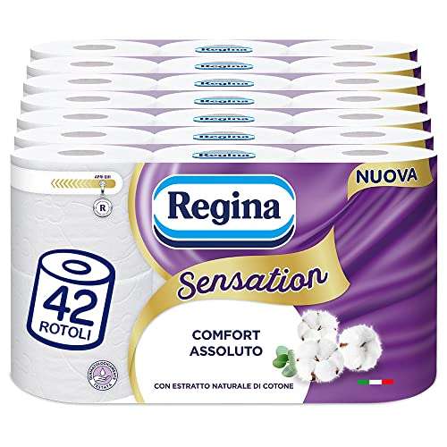 Regina Sensation - 42 Rotoli di Carta Igienica